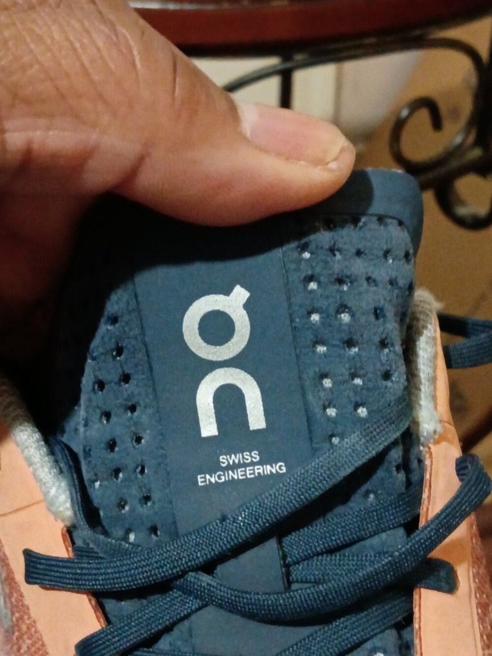 On Running Cloudsurfer Women's Running Shoes Coral Navy US Size 9 - Picture 6 of 14